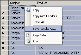 Save Result As